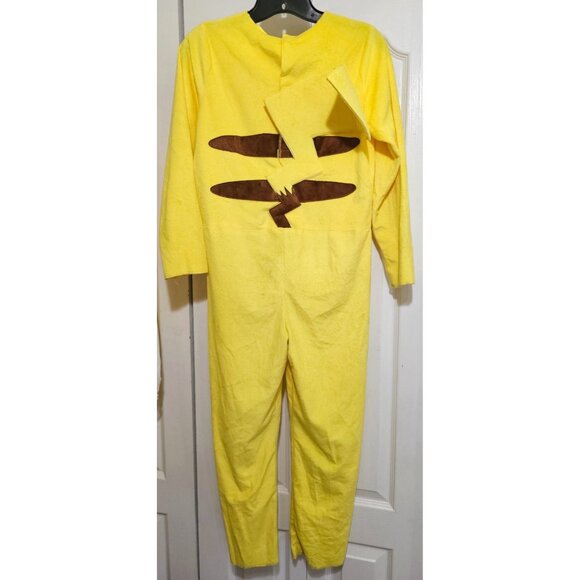 Pokémon Pikachu Classic Costume Attached Tail Mask Halloween Kid Boys 10-12 READ - Picture 6 of 8